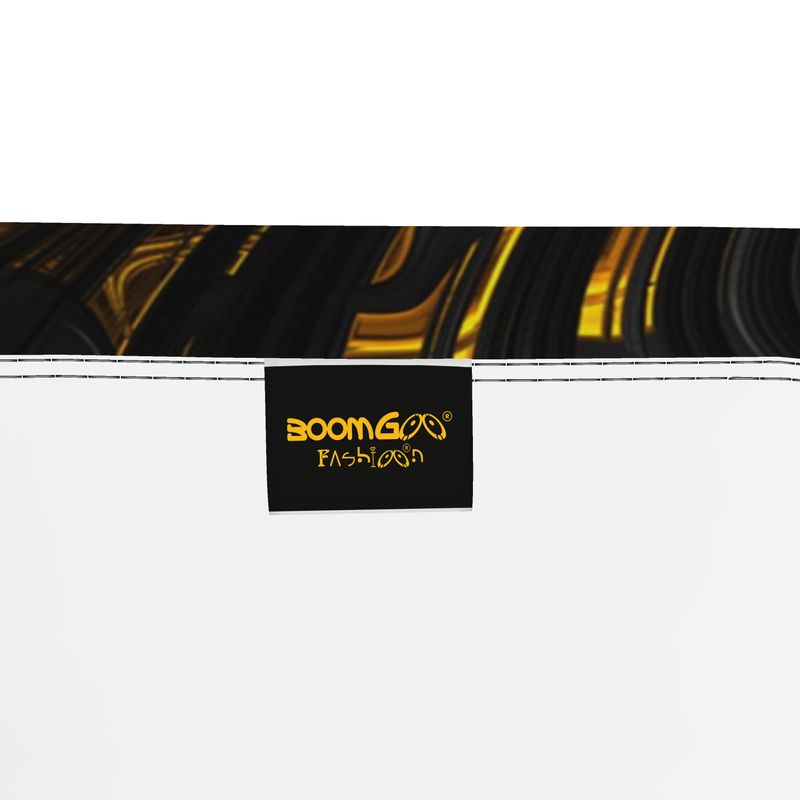 BoomGoo®  Bandeau Top F1488 "Black Gold Flow"  1