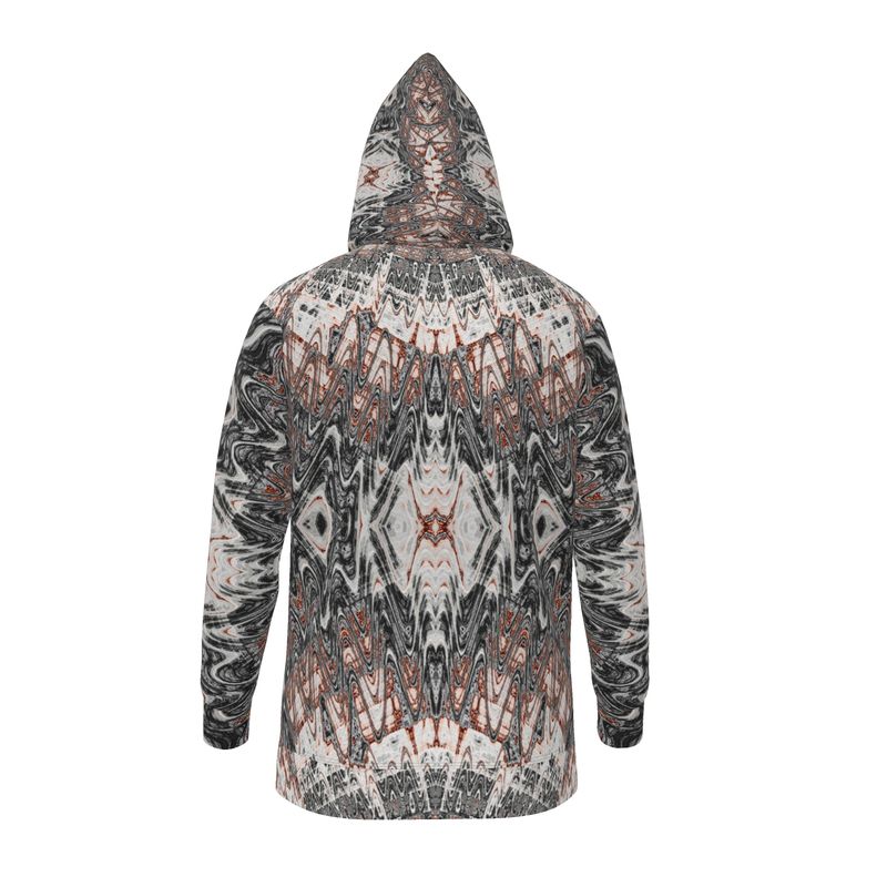BoomGoo® Hoodie F1180 "Pink Salmon Marble" 4