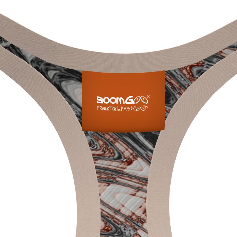 BoomGoo® low impact Sports Bra F1180 "Pink Marble" 1
