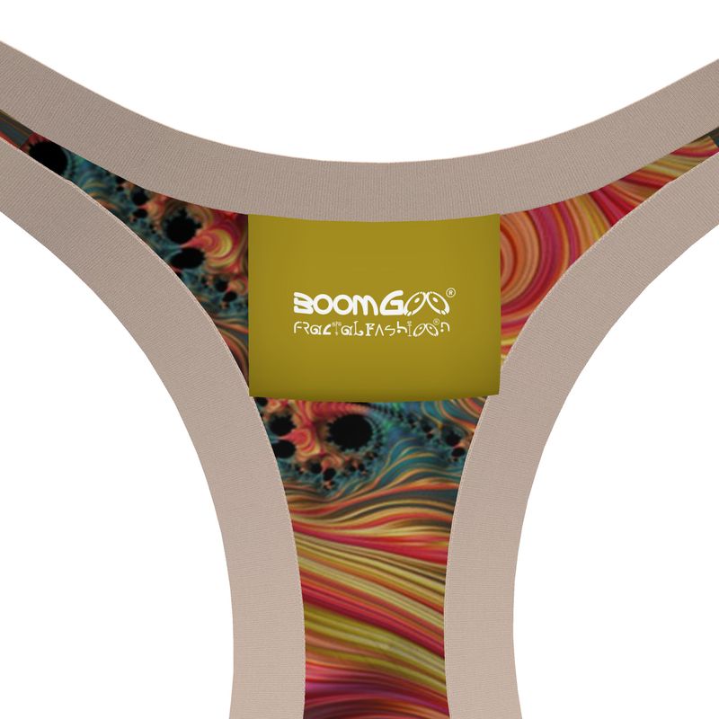 BoomGoo® low impact Sports Bra F1139 "Rainbow Mountain" I