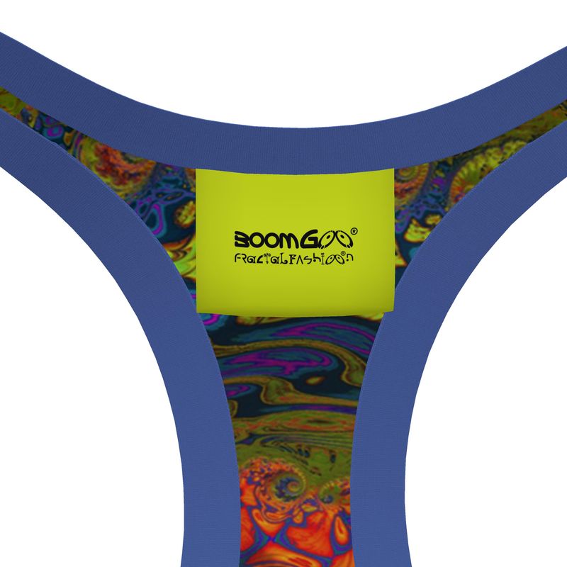BoomGoo® low impact Sports Bra F1546 "Lagoon Paradise" I