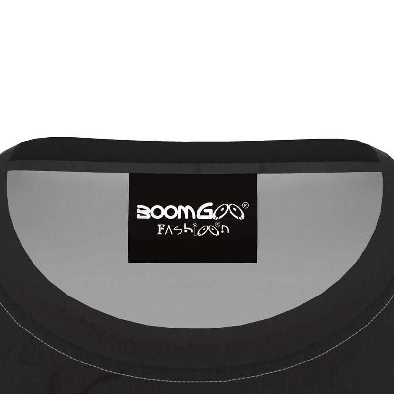 BoomGoo® T-shirt (unisex) "Dolphin vs Shark" II 3b black