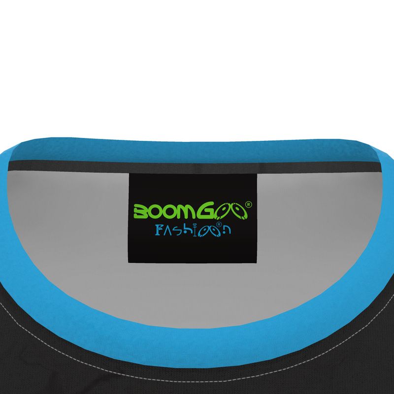 BoomGoo® T-shirt (unisex) "Dolphin vs Shark" II 6b black