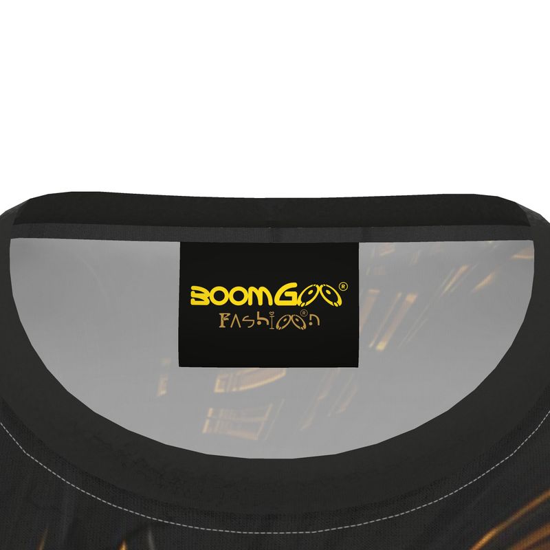 BoomGoo® T-shirt (unisex) "Black Gold Flow" I 1b