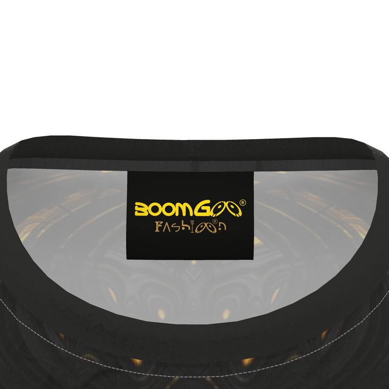 BoomGoo® T-shirt (unisex) "Black Gold Flow" I 4