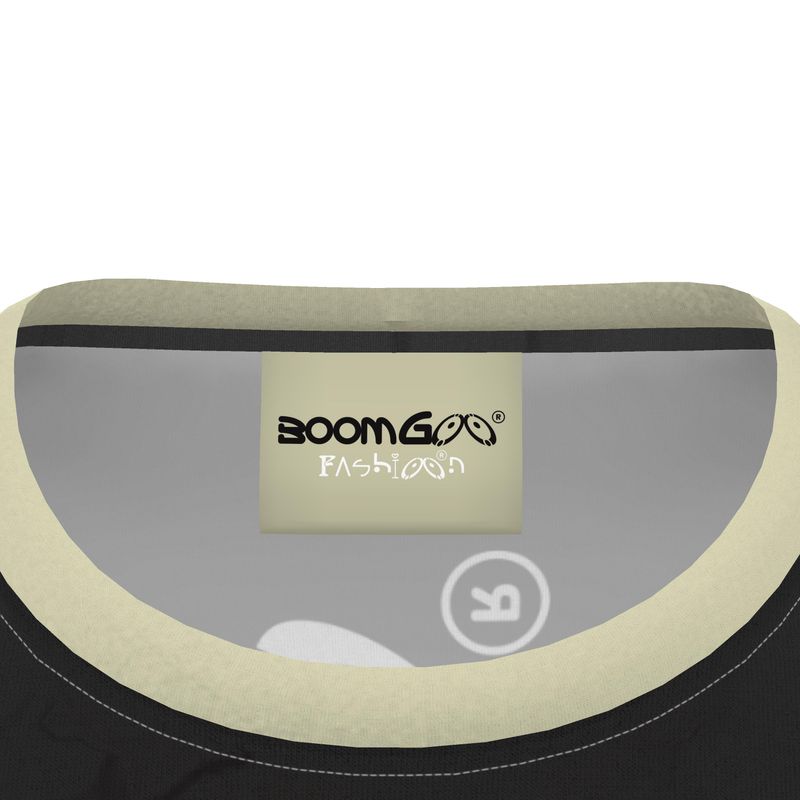 BoomGoo® T-shirt (unisex) cool brand logo 1b on black