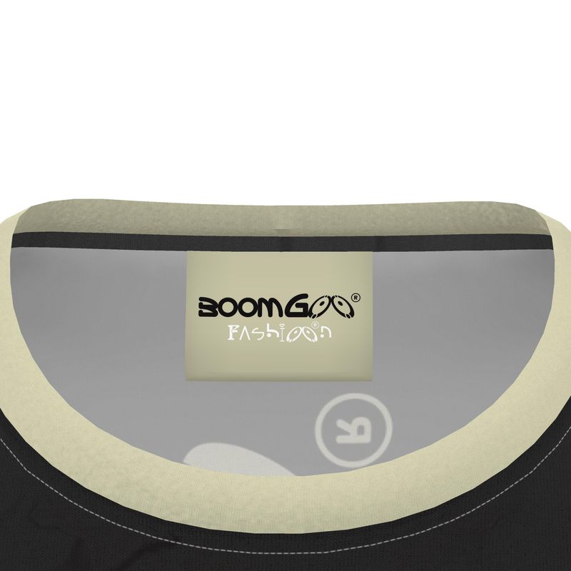 BoomGoo® T-shirt (unisex) cool brand logo 1d beige on black