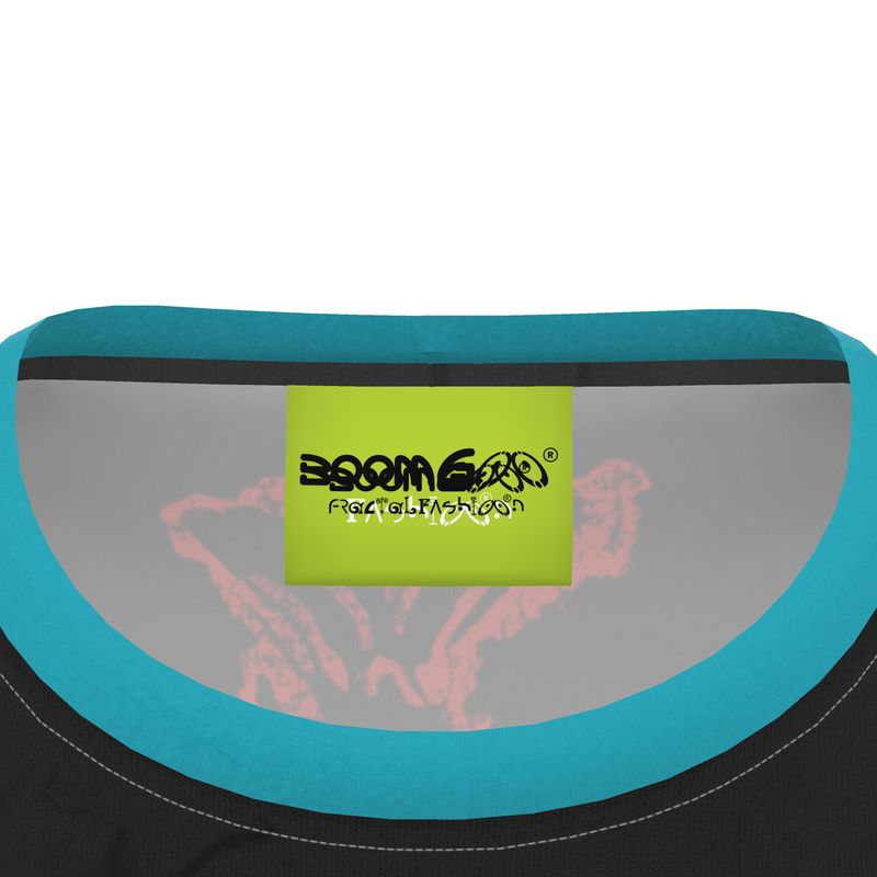 BoomGoo® T-shirt (unisex) Kids' Drawings "Fish" I 5b World on black