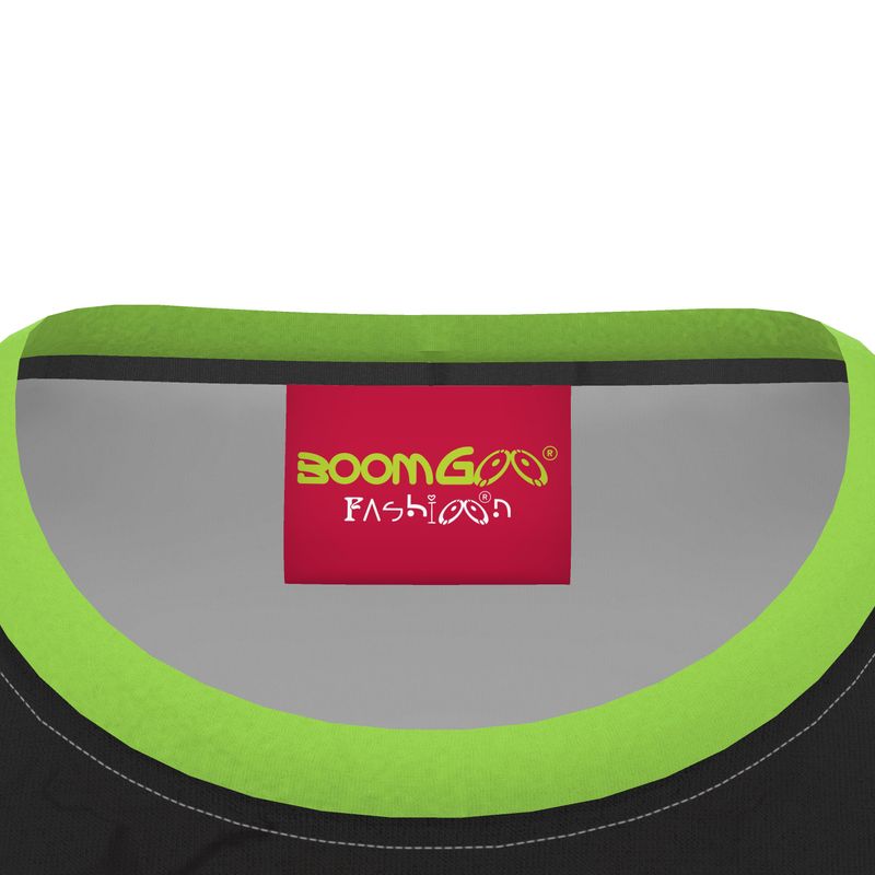 BoomGoo® T-shirt (unisex) pop art "LadyFunk" 1b on black