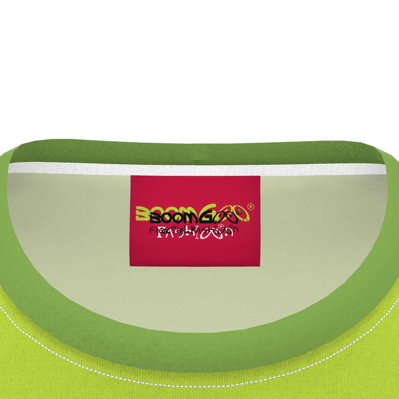 BoomGoo® T-shirt (unisex) pop art "LadyFunk" 1g green