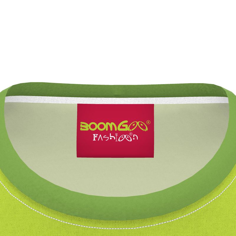 BoomGoo® T-shirt (unisex) pop art "LadyFunk" 1g green