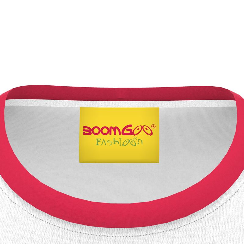 BoomGoo® T-shirt (unisex) pop art "LadyBlues" 1rc red