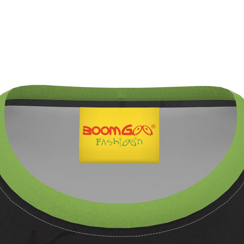 BoomGoo® T-shirt (unisex) pop art "LadyBlues" 1b on black