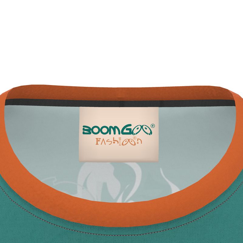 BoomGoo® T-shirt (unisex) pop art "Cheveux Nue" 1sg sketch on green