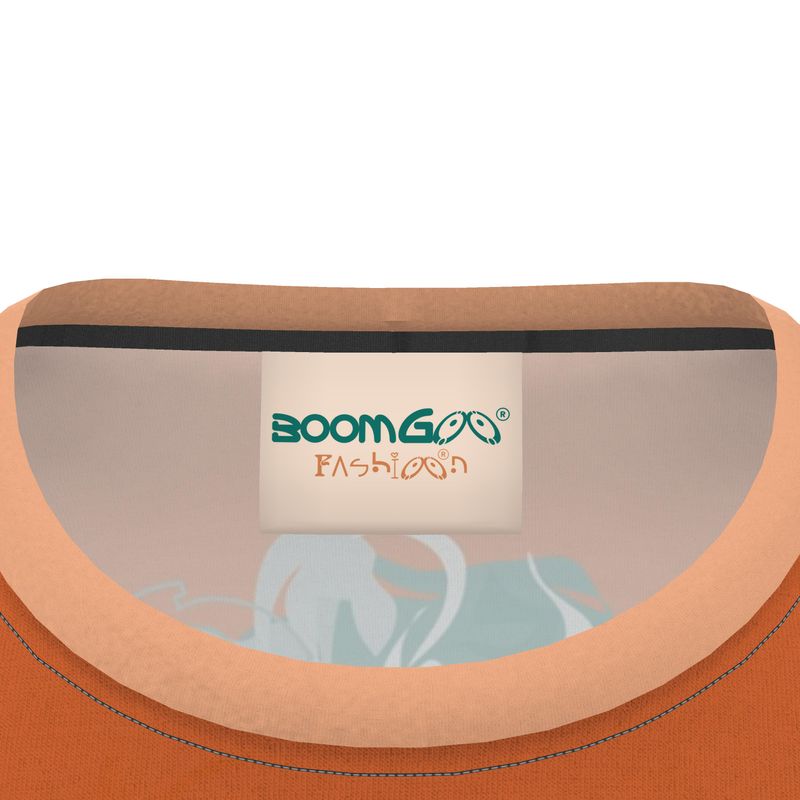 BoomGoo® T-shirt (unisex) pop art "Cheveux Nue" 1sb sketch on brown