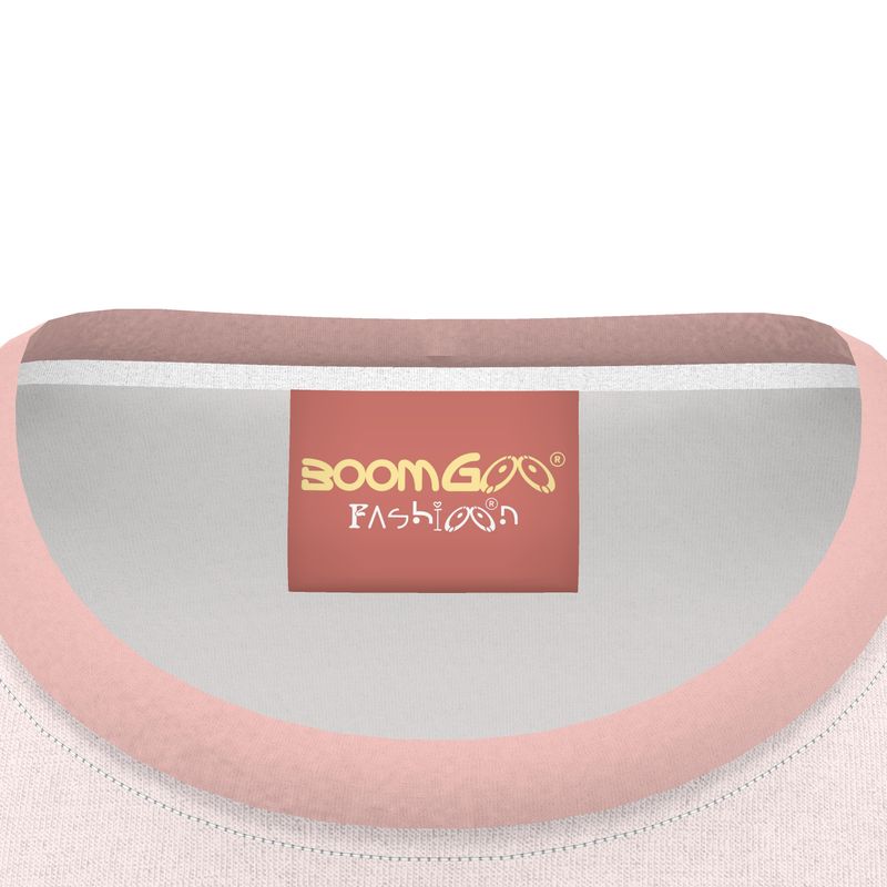 BoomGoo® T-shirt (unisex) pop art "Dany" 2pp iGuru pink on pink