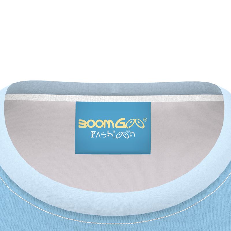 BoomGoo® T-shirt (unisex) pop art "Dany" 2bb iGuru blue on blue