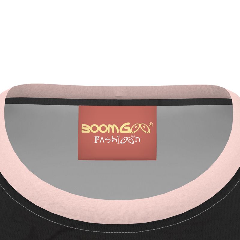 BoomGoo® T-shirt (unisex) pop art "Dany" 2pb iGuru pink on black