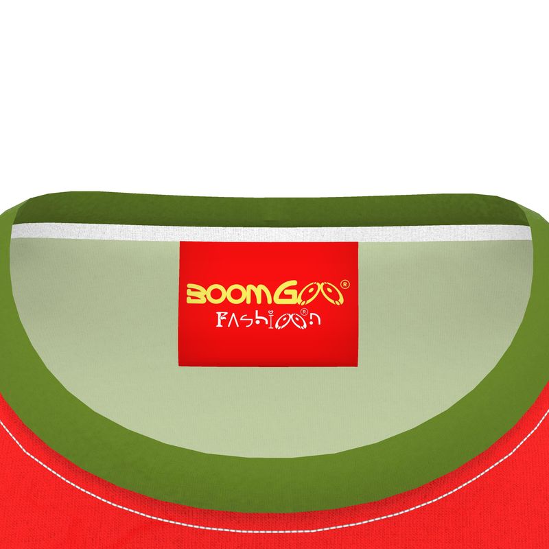 BoomGoo® T-shirt (unisex) pop art "Dany" 5rg iGuru logo on red