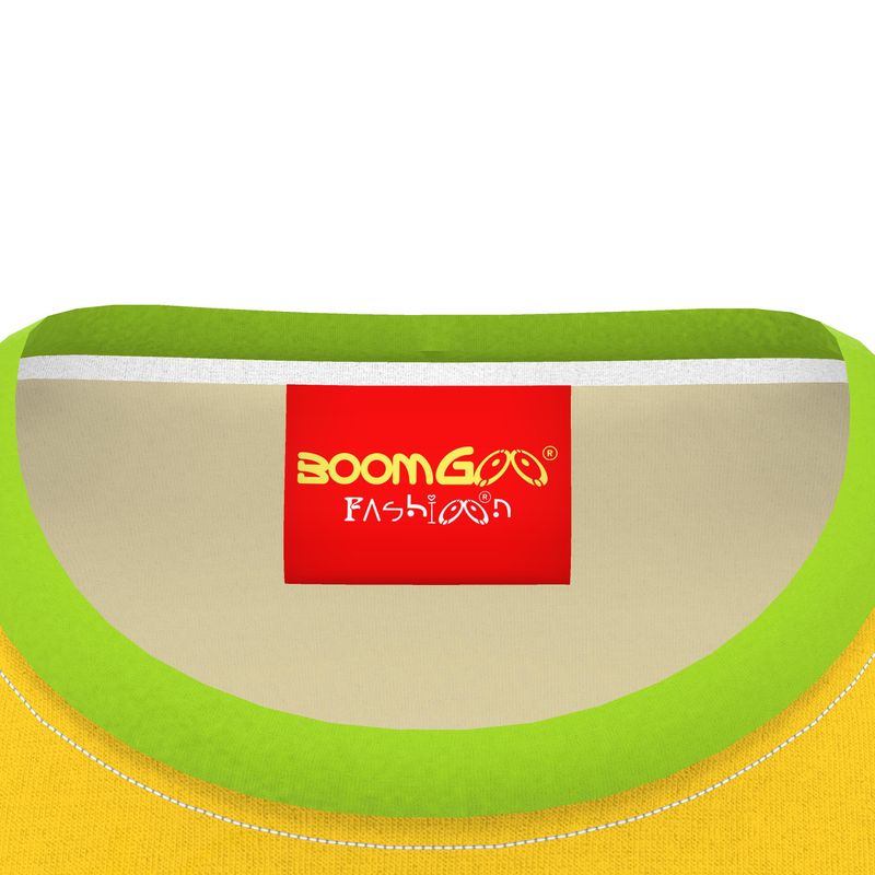 Pop art all-over print : ) T-shirt • Dany 6y iGuru circles on yellow