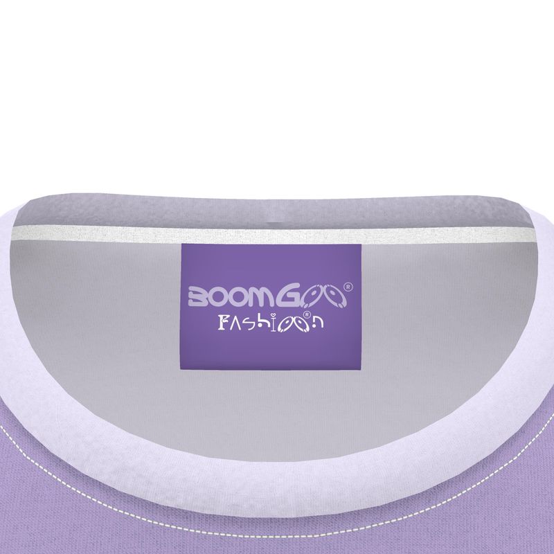 BoomGoo® T-shirt (unisex) pop art "EuroPhili Girl" 1L on Lavender