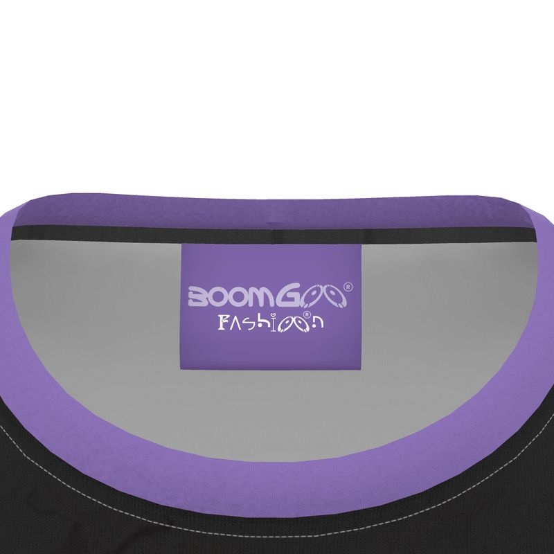 BoomGoo® T-shirt (unisex) pop art "EuroPhili Girl" 1b on black