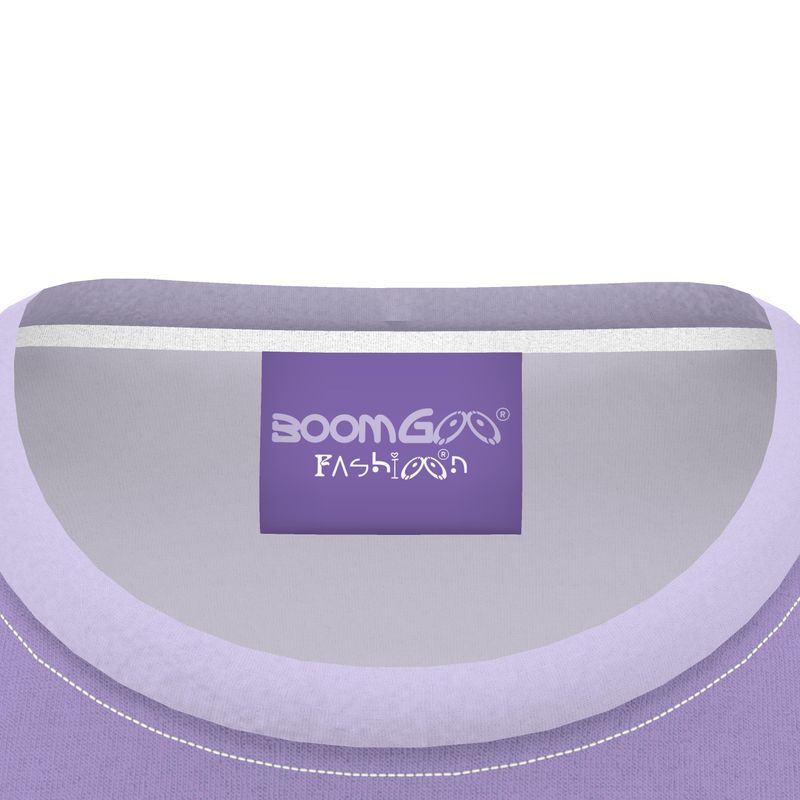 BoomGoo® T-shirt (unisex) pop art "EuroPhili Girl" 1sL sketch Lavender