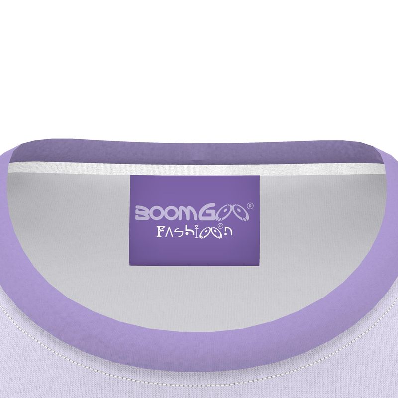 BoomGoo® T-shirt (unisex) pop art "EuroPhili Girl" 1hL on lavender