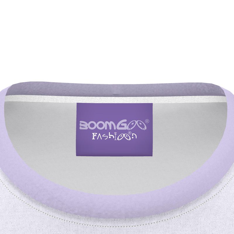 BoomGoo® T-shirt (unisex) pop art "EuroPhili Girl" 1scL on Lavender