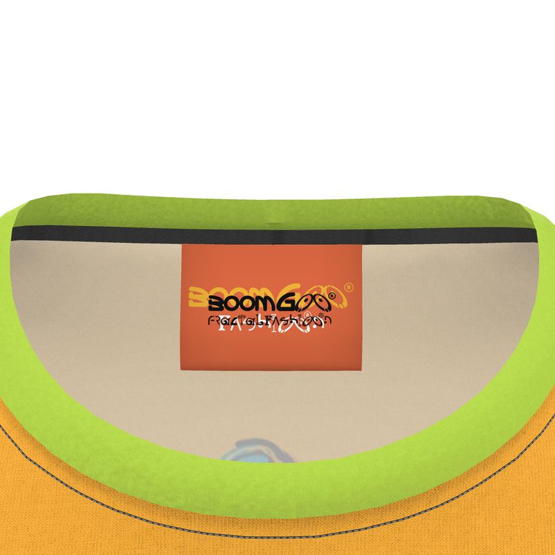 BoomGoo® T-shirt (unisex) "frrrog" 1sy yellow