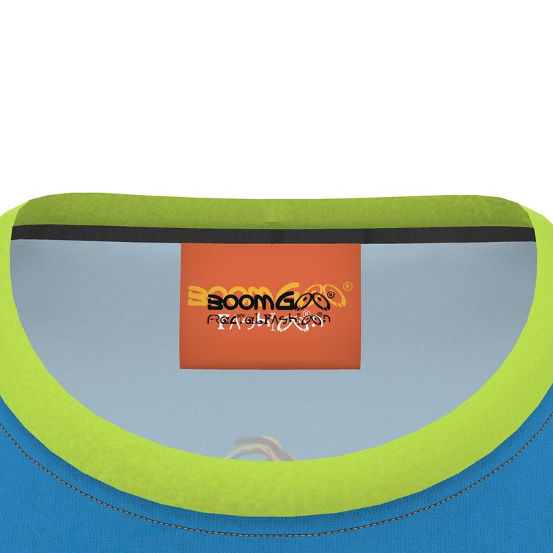 BoomGoo® T-shirt (unisex) "frrrog" 1s blue