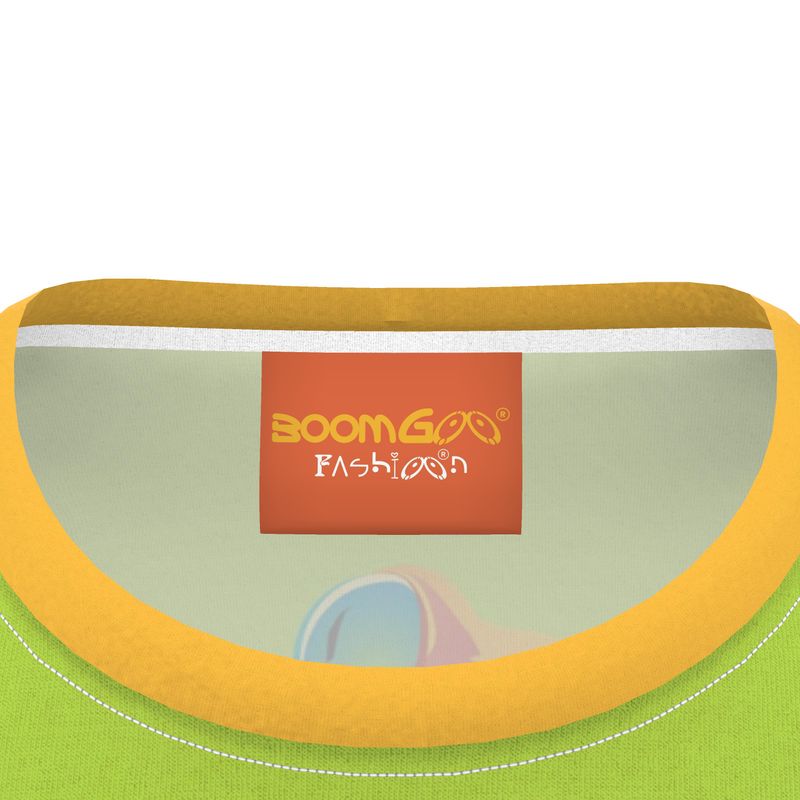 BoomGoo® T-shirt (unisex) "frrrog" 1g on green