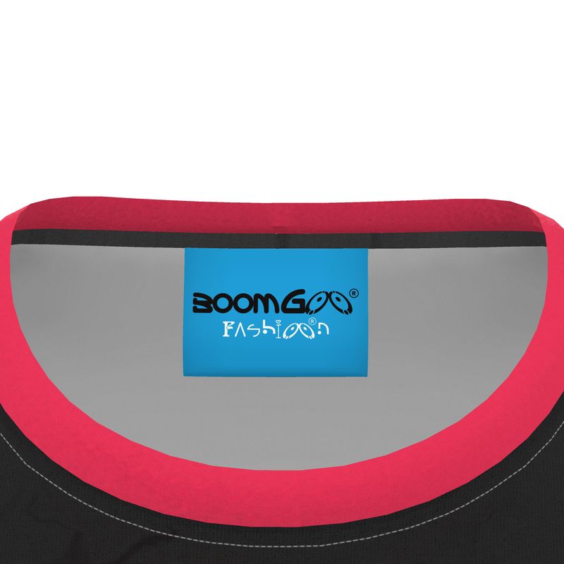 BoomGoo® T-shirt (unisex) pop art "Papapapenguin" 1pb solo on black