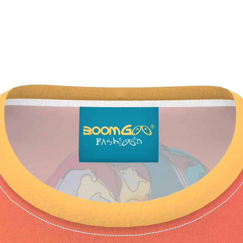 BoomGoo® T-shirt (unisex) pop art "Papapapenguin" 1csbl chick blend