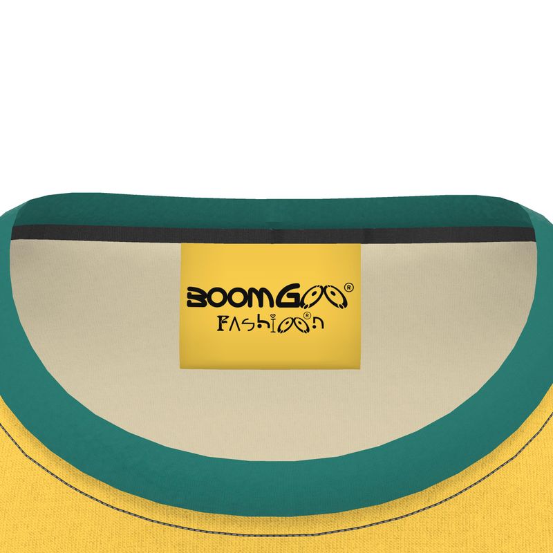 BoomGoo® T-shirt (unisex) "Zzzebra" 1y on yellow