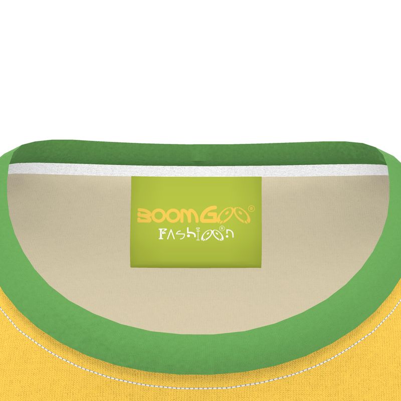 BoomGoo® T-shirt (unisex) "Zzzebra" 1bly blend on yellow
