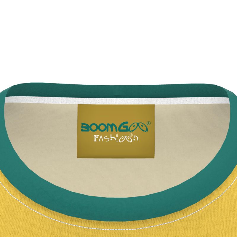 BoomGoo® T-shirt (unisex) "Zzzebra" 1sgogo Swirl gold on gold