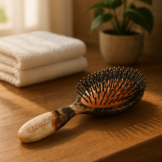 BoomGoo® hairbrush F1656 "Pearl"
