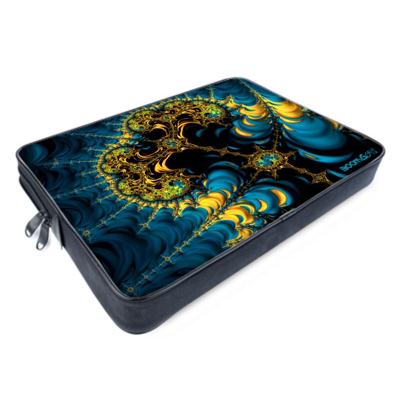 BoomGoo® 15" laptop zip sleeve F1632 "Celestial da Vinci"