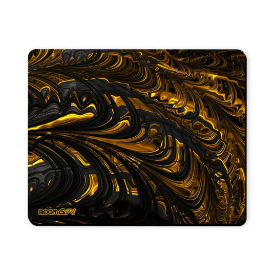 BoomGoo® Mousepad F1488 "Black Gold Flow" 1