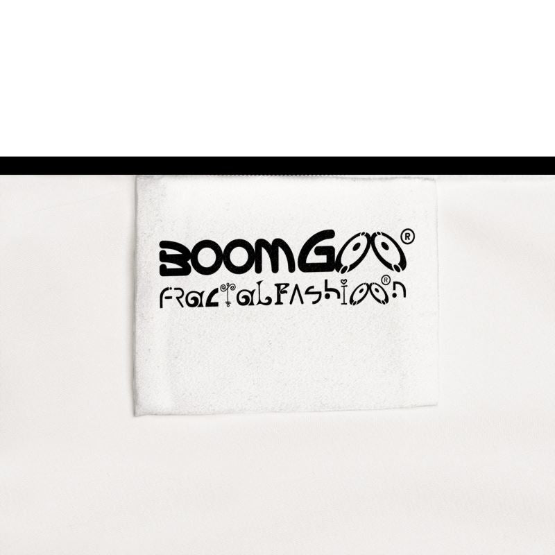 BoomGoo® Wrap Dress F1488 "Black Gold Flow" 2