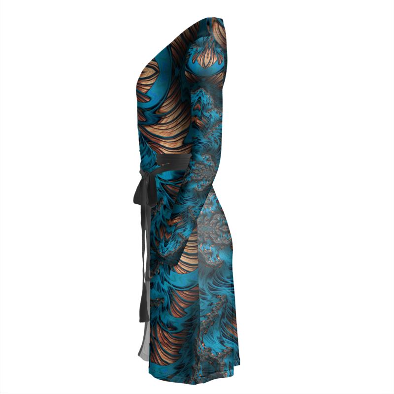 BoomGoo® Wrap Dress F1000 "Copper Valley" 3