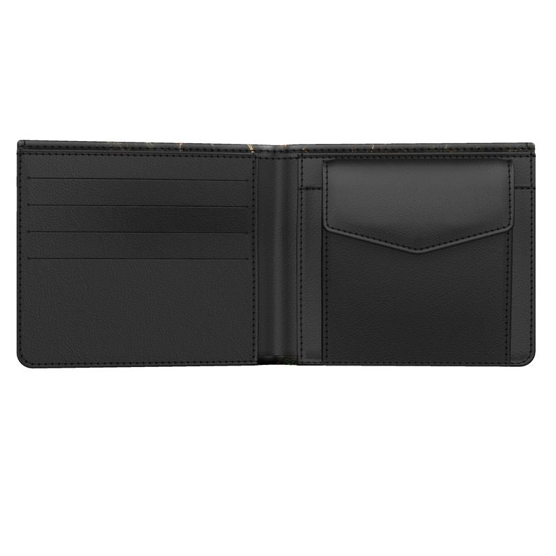 BoomGoo® Men's Wallet F1488 "Black Gold Flow II" 1