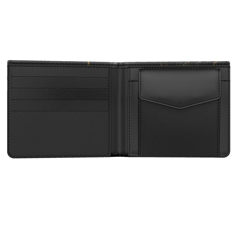 BoomGoo® Men's Wallet F1488 "Black Gold Flow II" 2