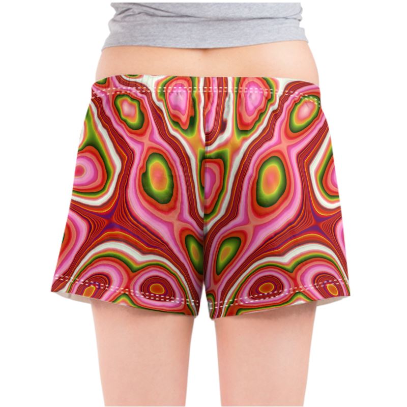 BoomGoo® PJ shorts femme F784 "Pink Crocodile" 1