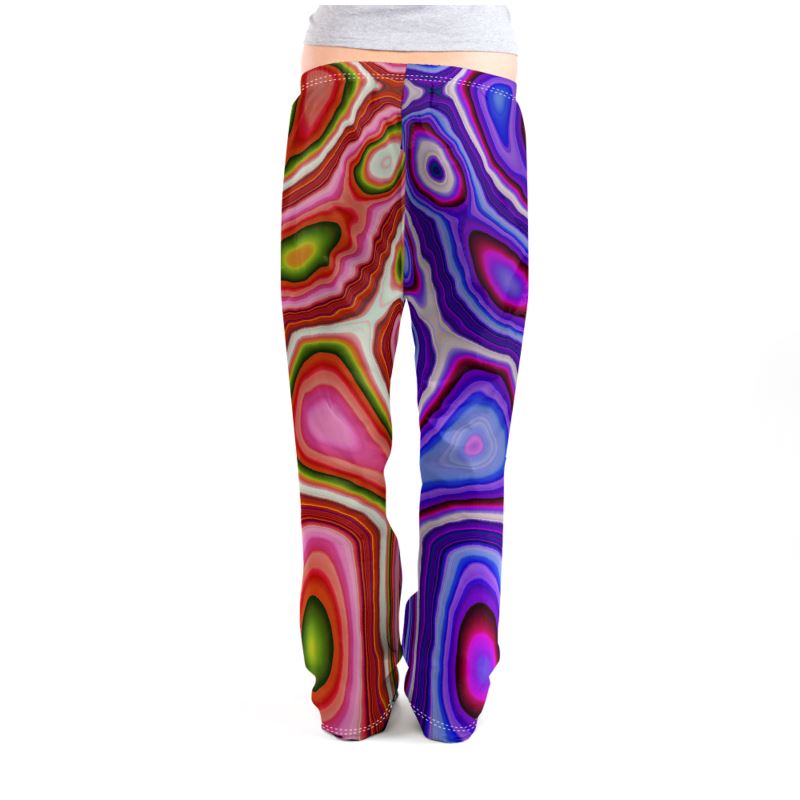 BoomGoo® PJ bottoms femme F784 "Purple/Pink duo Crocodile" 2