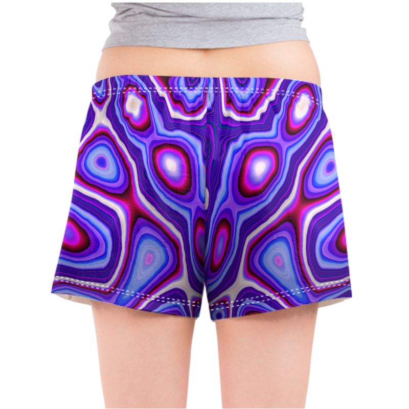 BoomGoo® PJ shorts femme F784 "Purple/Pink duo Crocodile" 1