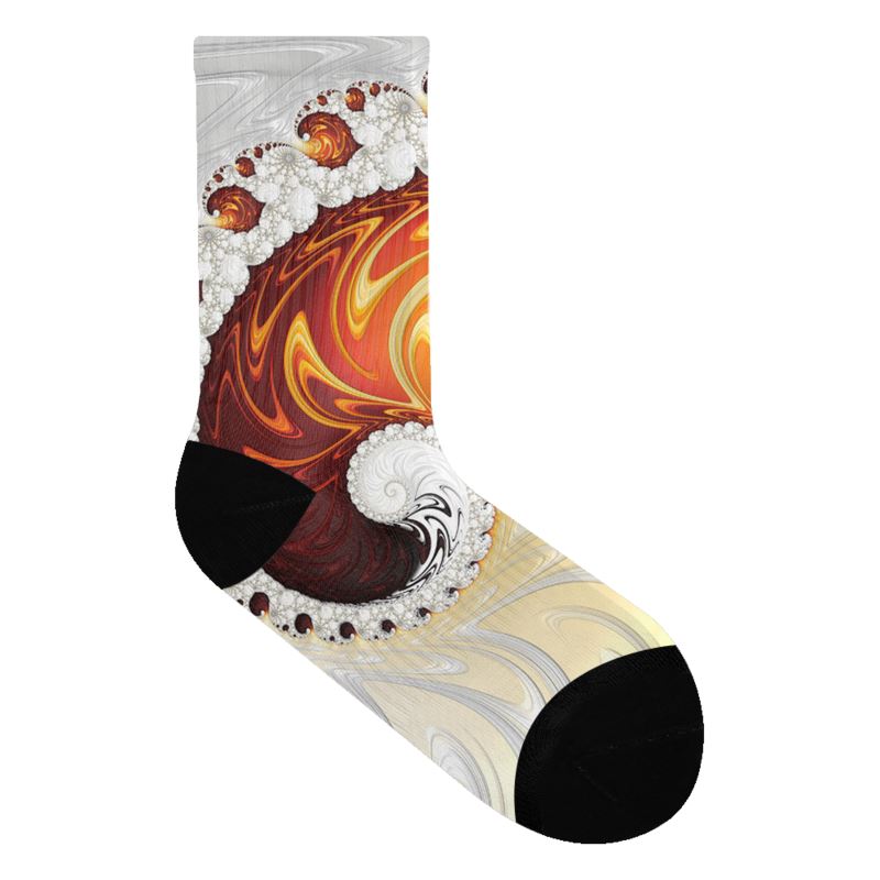 BoomGoo® Socks F871 "Fire Snow Sky" 1