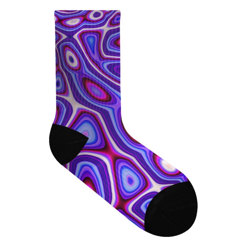 BoomGoo® Socks F1711 "Purple Crocodile" 1