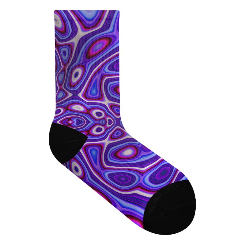BoomGoo® Socks F1711 "Purple Crocodile" 2